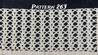 FANTASTIC amp INCREDIBLE crochet pattern 263  Easy crochet pattern  Free crochet  White yarn [upl. by Kyre650]