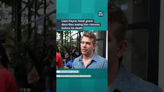 Liam Payne Hotel guest describes seeing him minutes before his death itvnews  ITV News [upl. by Pappas]