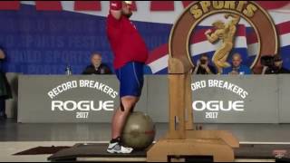 Brian Shaw  WORLD RECORD ATLASSTONE 254KG560LBS [upl. by Alcott447]