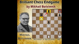 Brilliant Chess Endgame  Botvinnik vs Boleslavsky 1941 [upl. by Katonah]