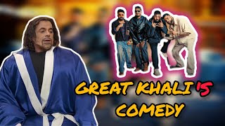 SUNIL GROVER AS GREAT KHALI 🤣sunilgrovercomedy sunilgrovercomedykhalibadshah karanaujladivine [upl. by Aratahs]