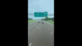 Gulfport Mississippi to Biloxi Mississippi  Interstate 10 [upl. by Agripina793]