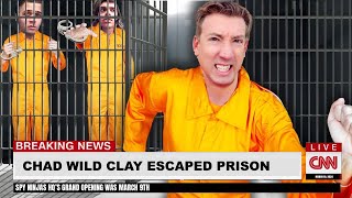 CWC Escaping Prison in Real Life❌😱Chad Wild Clay Spy Ninjas Vy Qwaint daniel gizmo Regina Daniela [upl. by Strohbehn]