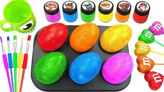 Satisfying Video Rainbow Mixing All Lollipop amp Color EGGS From Rainbow Magic My Candy amp Cutting ASMR [upl. by Dhumma223]