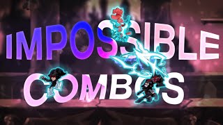 Brawlhalla Team Combos Impossible Difficulty [upl. by Dnilasor13]