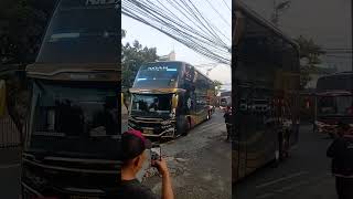 Noah agung sejati doble decker masuk terminal pondok pinang [upl. by Garceau]