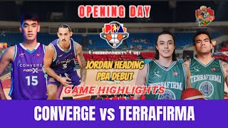 Converge FiberXers vs Terrafirma Dyip  Opening Day  PBA S49 Commissioners Cup  112724 [upl. by Nyleek]