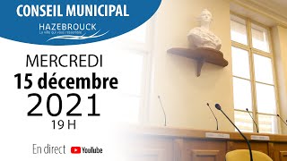 Conseil municipal du 15122021 [upl. by Hadeis]