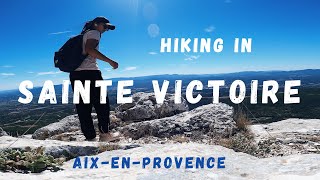 เที่ยวฝรั่งเศสคนเดียว Hiking in Sainte victoire  AixenProvence [upl. by Gordan293]