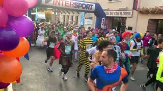 Marathon du Beaujolais 2022  Départ du 42 km à Fleurie [upl. by Hsetirp]