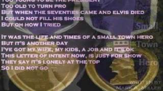 Sawyer Brown  Small Town Hero   lyrics 1995 [upl. by Ternan]