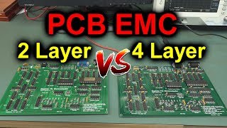 EEVblog 1176  2 Layer vs 4 Layer PCB EMC TESTED [upl. by Brinna199]