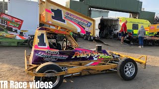 BriSCA F2 Stock Cars Skegness 6723 UK Speedweek [upl. by Araes89]