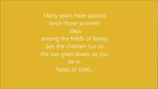 Eva Cassidy Fields Of Gold Lyrics [upl. by Claud]