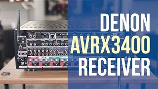 Denon Receiver AVR X3400H Overview [upl. by Ragg438]