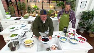 Henning Lee Set of 3 Nestable Colander and Bowls Set on QVC [upl. by Groveman]