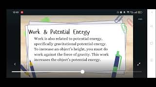 Physics 8 Work amp Energy  Kinetic amp Potential Energy kingjuanlearnings [upl. by Neirrad]