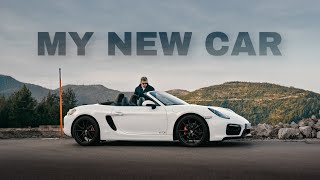 Meet my new Porsche Boxster GTS 981  Black Forest Drive amp Sound [upl. by Durst]