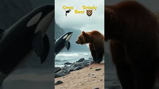 Orca vs Grizzly Epic Clash of Oceans Top Hunter and Forests Apex Predator🐋 🐻 [upl. by Cinimod]