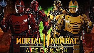 Mortal Kombat 11 Aftermath  Cyrax and Sektor RoboCop Skins REVEALED [upl. by Kered]