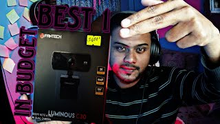 FANTECH LUMINOUS C30 Lets Stream With Your Facecam [upl. by Ogilvie566]