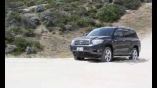 Toyota Kluger in the Dunes [upl. by Fotinas]