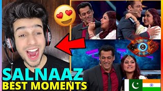 Pakistani React on Shehnaz Gill and Salman Khan Moments  Salnaaz  Big Boss 13  Reaction Champ [upl. by Ailla682]