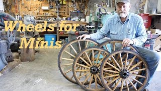 Miniature Horse Wood Carriage Wheel Restorations  Engels Coach Shop [upl. by Valery543]