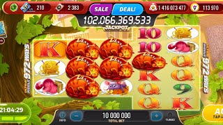 My Konami Slots 11 Purrfect catnap Un peu de gain 😬 [upl. by Oznofla]