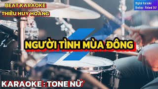 Karaoke Người Tình Mùa Đông Tone Nữ 78 [upl. by Kantor]