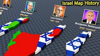 ISRAEL Modern History 19482024  Israel Map History [upl. by Izawa]