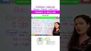 Phonics  Digraph  Trigraph  Blends  Reading Writing Spelling phonics english reading writing [upl. by Bradford936]