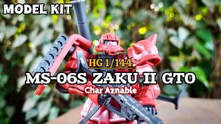 UNBOXING HG 1144 ZAKU II CHARS RED COMET VER BY WEIMEIXING DONG  BOOTLEG unboxing gundam [upl. by Mariand]