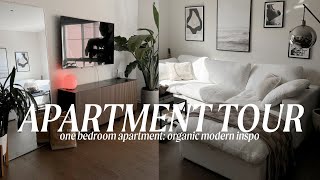 APARTMENT TOUR ONE BEDROOM  Organic Modern Inspo [upl. by Philbrook776]