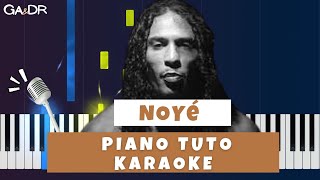 Hatik  Noyé Piano Cover Tutoriel KARAOKE Paroles  GaampDr Piano Tuto [upl. by Yeltihw44]