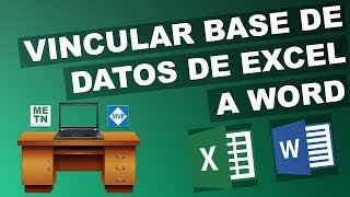 Cómo VINCULAR EXCEL CON WORD  COMBINACIÓN DE CORRESPONDENCIA 📦📪📨 [upl. by Buschi200]