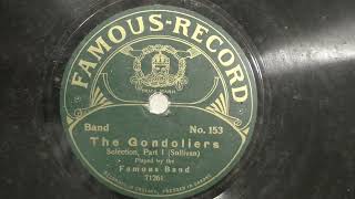 Famous Band The Gondoliers Selection Part 1 ca 1910 [upl. by Nylavad]