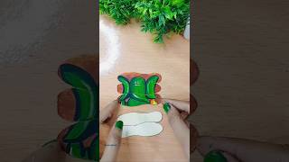 Ganeshji painting on sticks shorts youtubeshorts ganeshjii art viral [upl. by Acinnad]