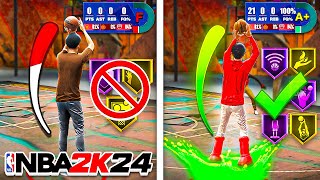 The SECRETS to SHOOTING in NBA 2K24 [upl. by Anaehs]