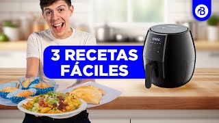 ✅ 3 RECETAS INCREÍBLES para tu FREIDORA de AIRE 🤩 ¡MUY FÁCILES [upl. by Ydisahc]