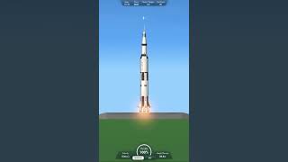 Saturn V in SFS Mod by brioche shorts sfs chess nasarocket space apollo [upl. by Akcinahs]