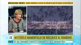 Discutii aprinse despre Revolutie intre Codrin Stefanescu si Andreea Pora in studioul B1 TV [upl. by Melia]