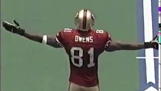 Terrell Owens Celebrates on Dallas Star and Gets HIT [upl. by Ranilopa750]