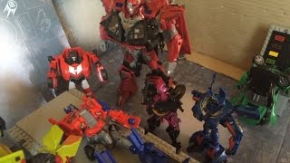 Transformers Stop Motion Optimus dies from Transformers The Movie [upl. by Hertzfeld]