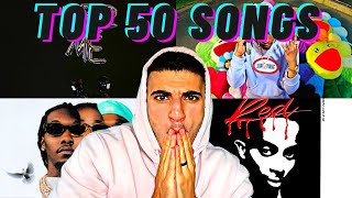 TOP 50 RAP SONGS OF 2021 [upl. by Nolyat70]