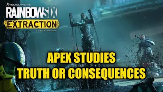 Rainbow Six Extraction  Apex Studies  Truth Or Consequences [upl. by Omidyar]