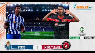 DIRETO  Porto vs Midtjylland  St Gallen vs Vitória SC [upl. by Alayne793]