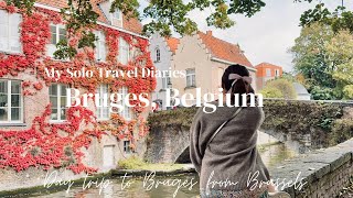 Day trip to Bruges from Brussels  Things to do  Best photo spots [upl. by Brockwell]