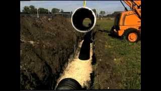 HDPE Pipe Installation Trench Preparation Part 1 [upl. by Ahsinyd]