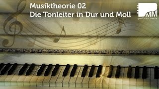 Musiktheorie 02 – Die Tonleiter in Dur und Moll [upl. by Schaffer52]